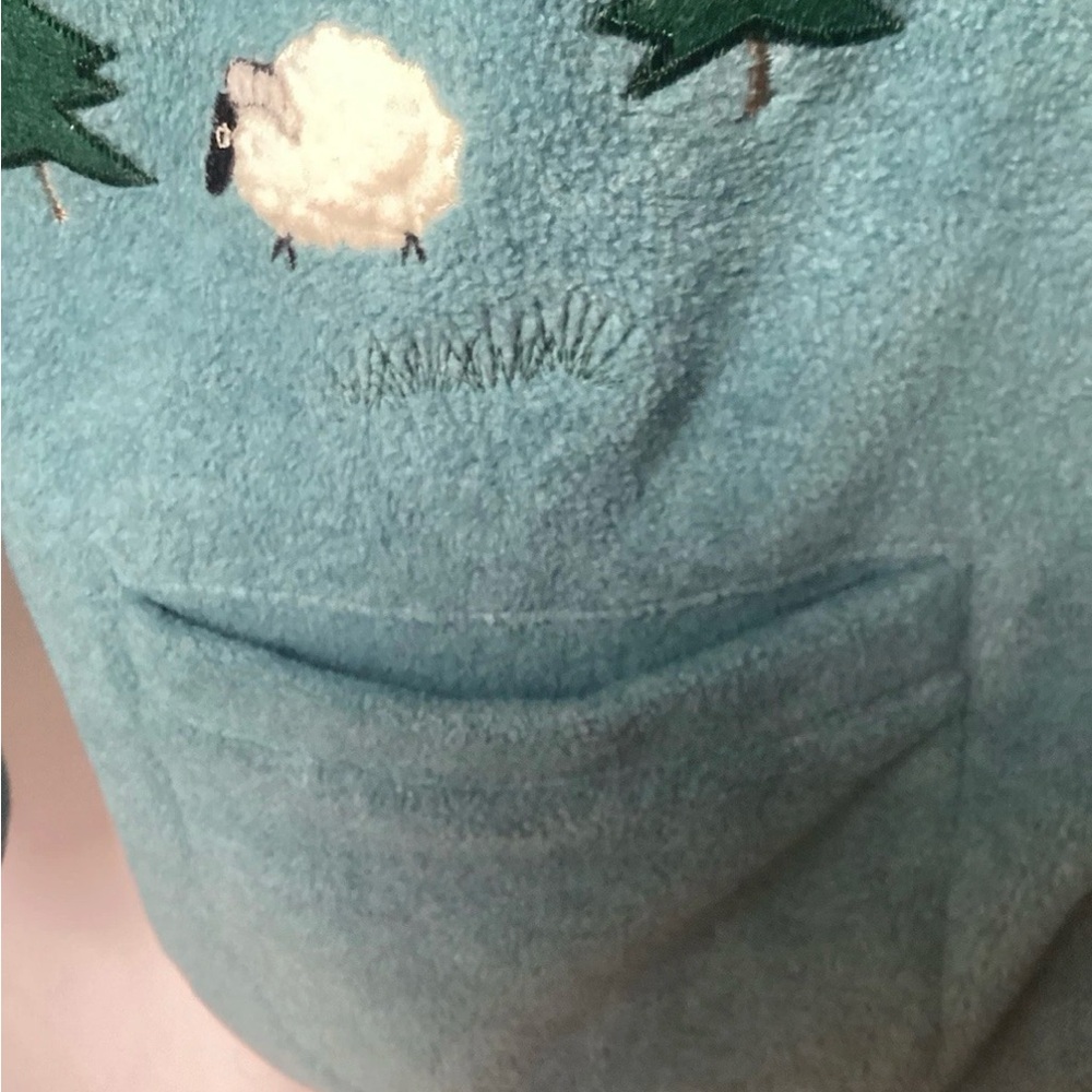 Northern Reflections Beige and Blue Sweater - Picture 6 of 10